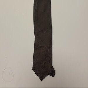 Privado Brown Paisley Tie Men’s Necktie Formal Wedding Business Classic
